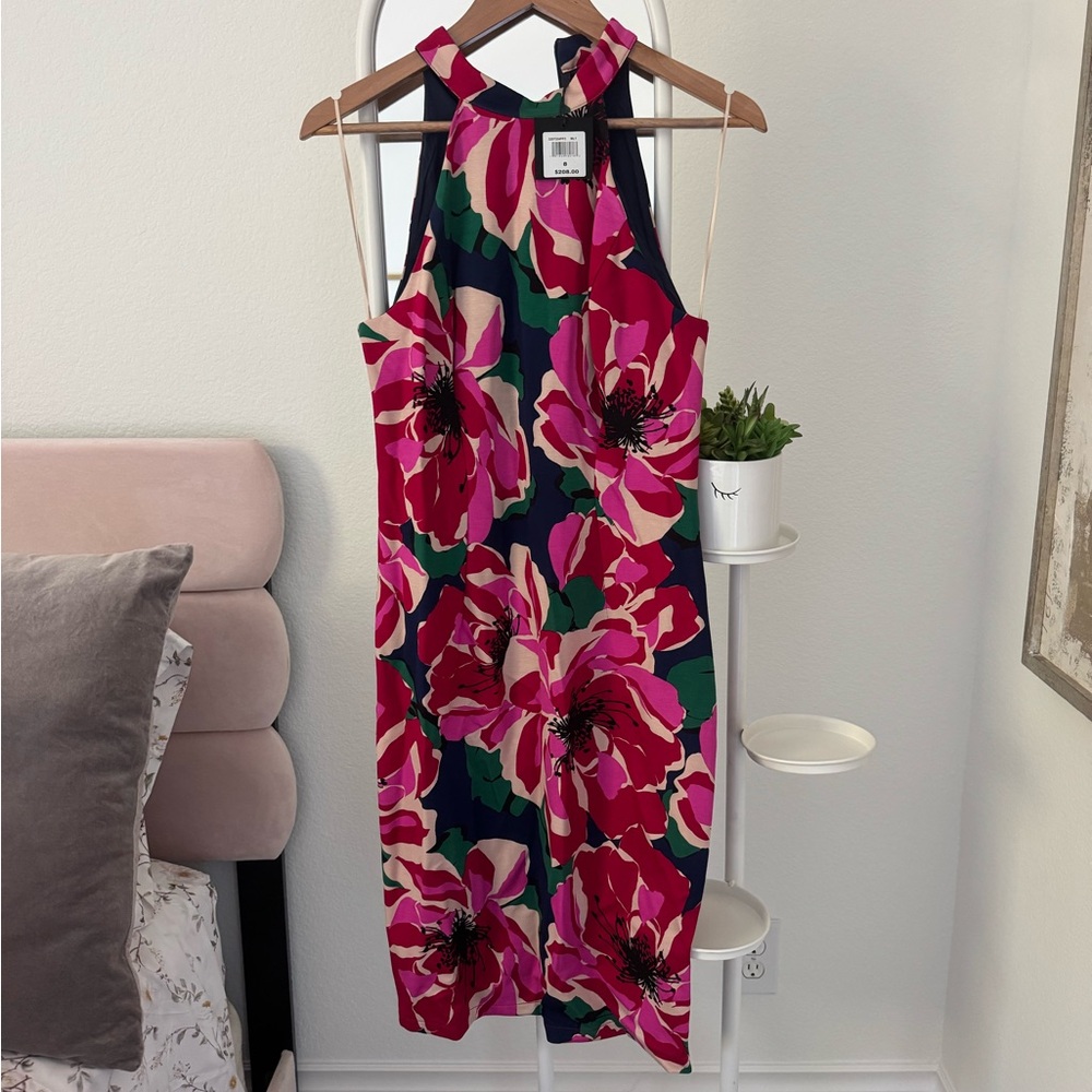 ✨ Trina by Trina Turk Floral Halter Midi Dress - NWT Size 8 ✨